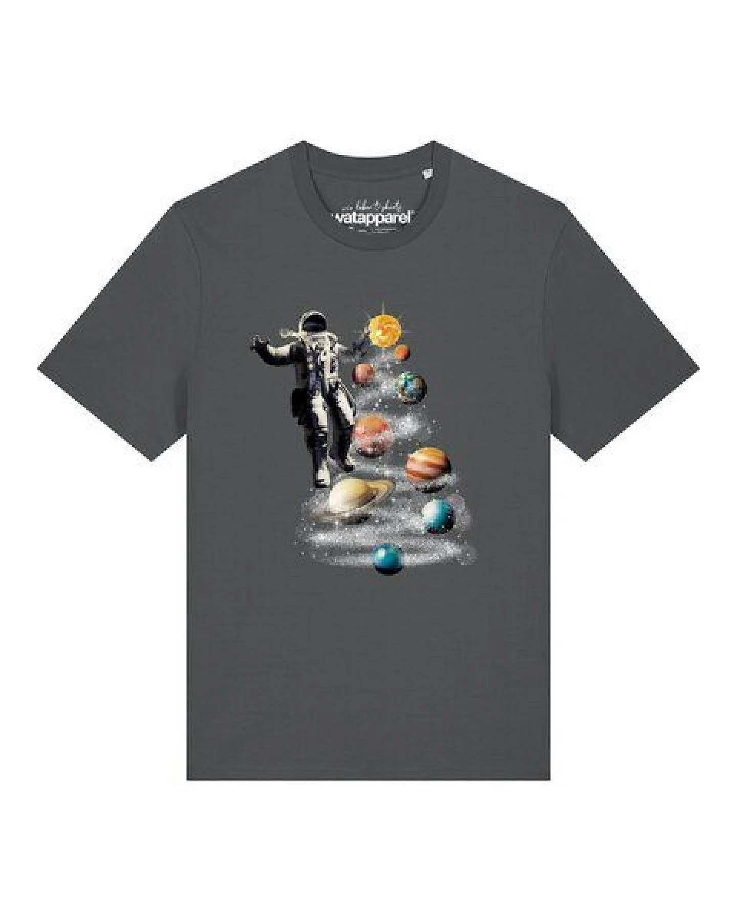 watapparel T-Shirt Unisex Weltraumreise – Ansicht 2