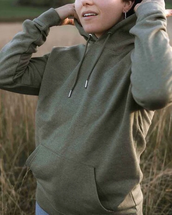 Kultgut Vegan Kapuzenpullover aus Biobaumwolle & Upcycling