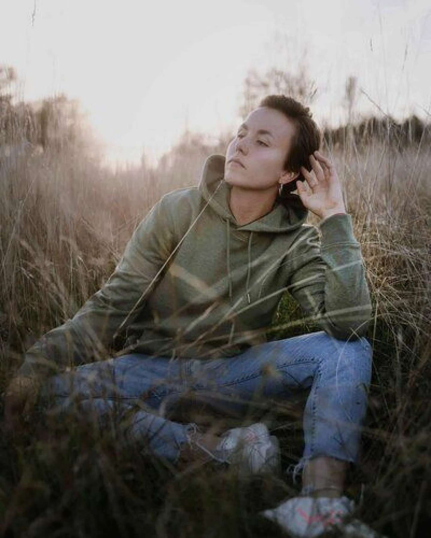 Kultgut Vegan Kapuzenpullover aus Biobaumwolle & Upcycling – Ansicht 3