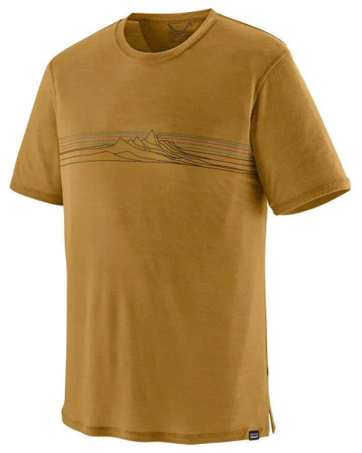 Patagonia - Cap Cool Merino Graphic Shirt - Merinoshirt Gr L braun
