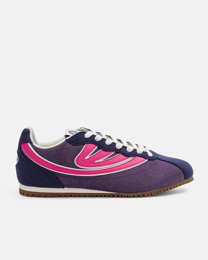 MoEa Herren vegan Sneakers Rise Lila/Rosa Mais