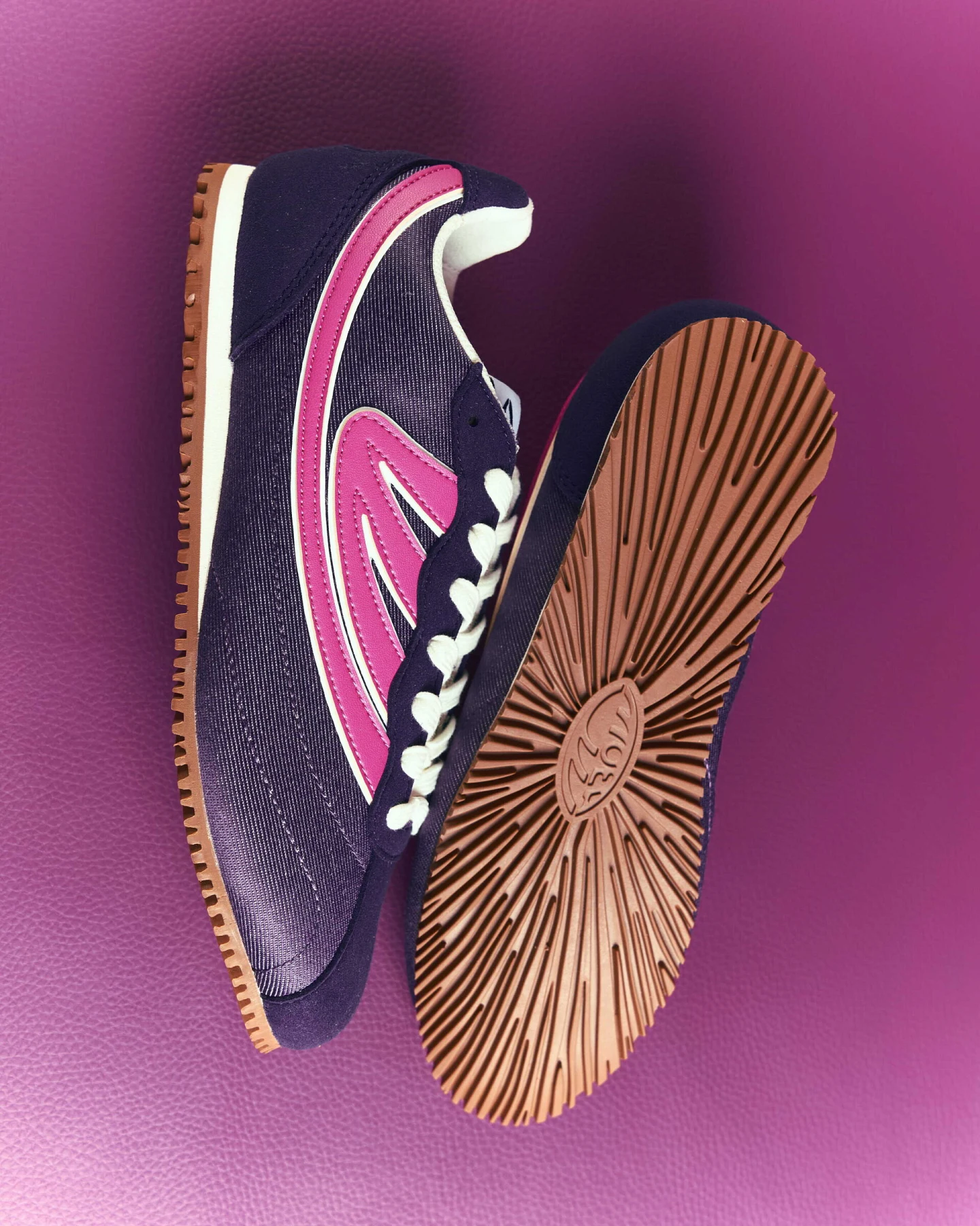 MoEa Herren vegan Sneakers Rise Lila/Rosa Mais – Ansicht 2