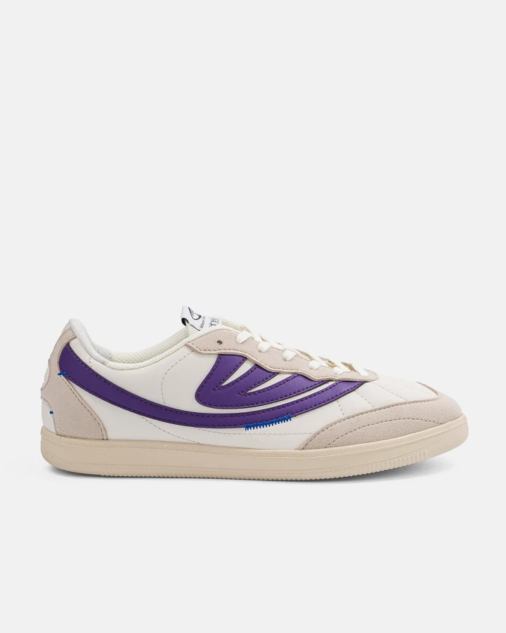 MoEa Herren vegan Sneaker Flow Beige/Lila Mais