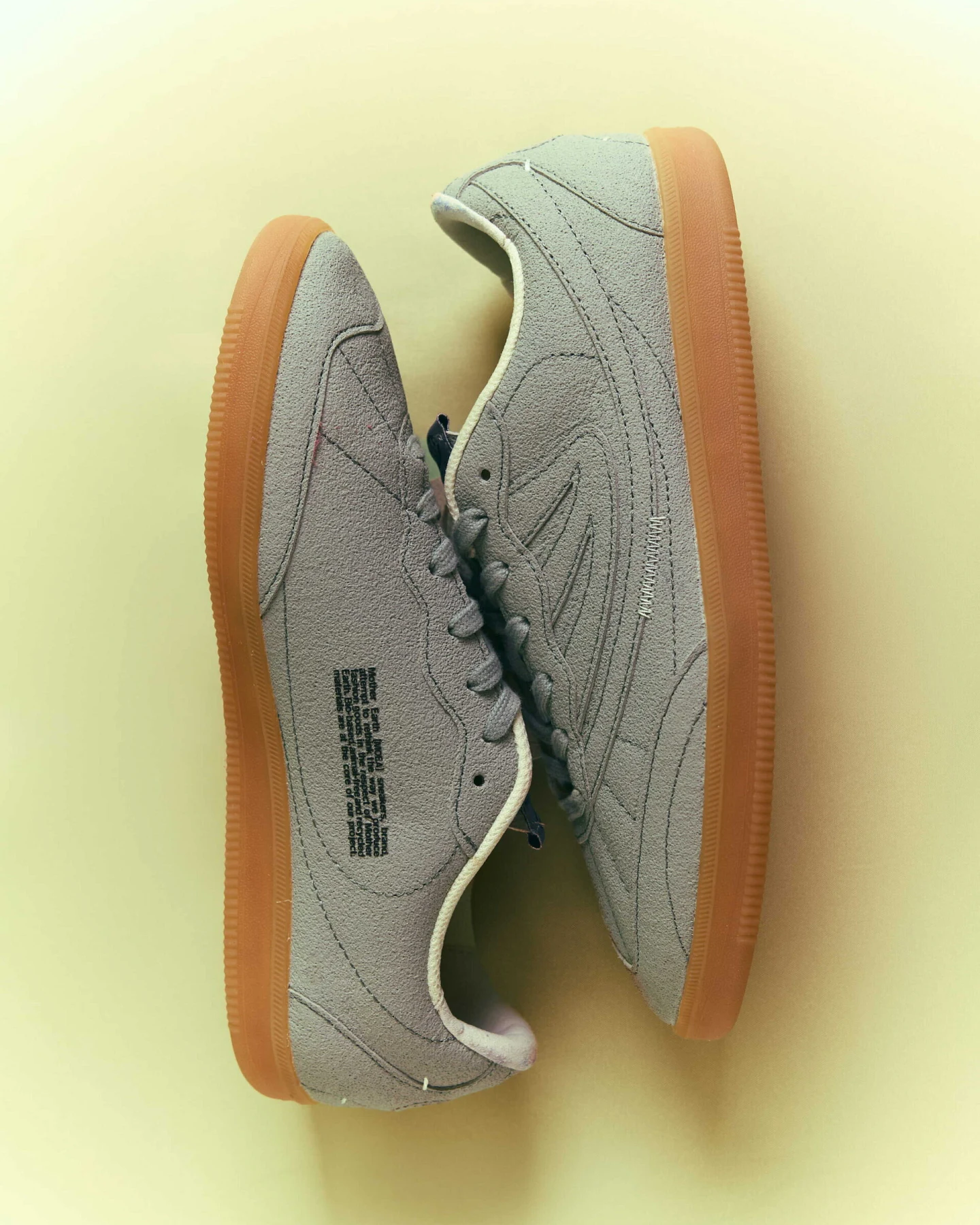 MoEa Herren vegan Sneaker Flow Grey Sage Mushroom – Ansicht 2