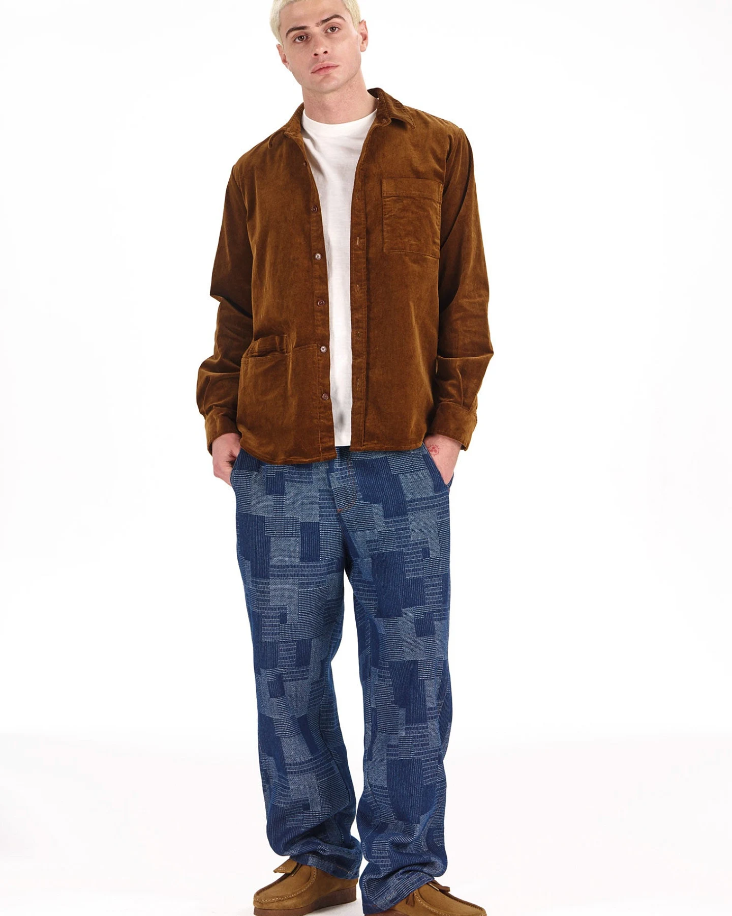 KOMODO Herren vegan Overshirt Oscar Chestnut – Ansicht 2