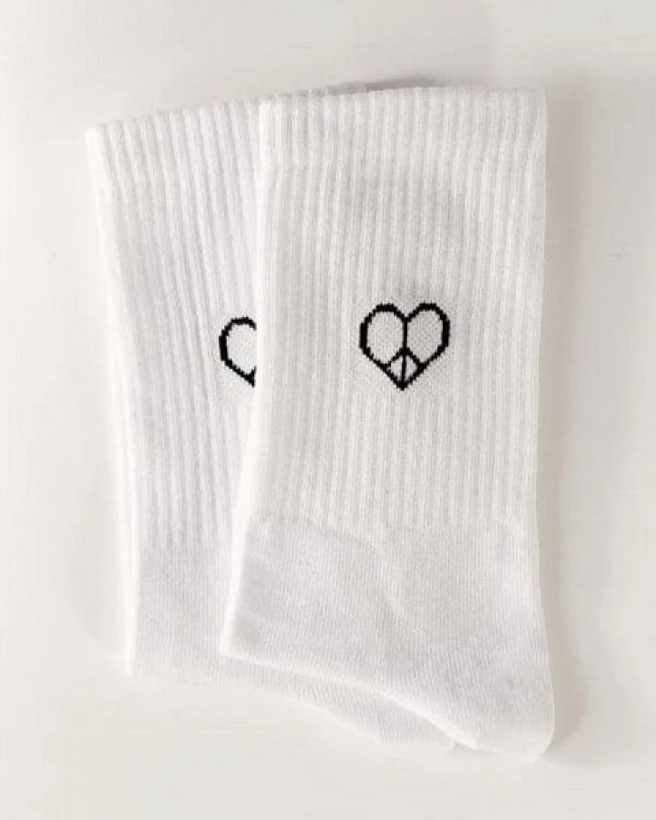 arrel Love & Peace Statement Socken