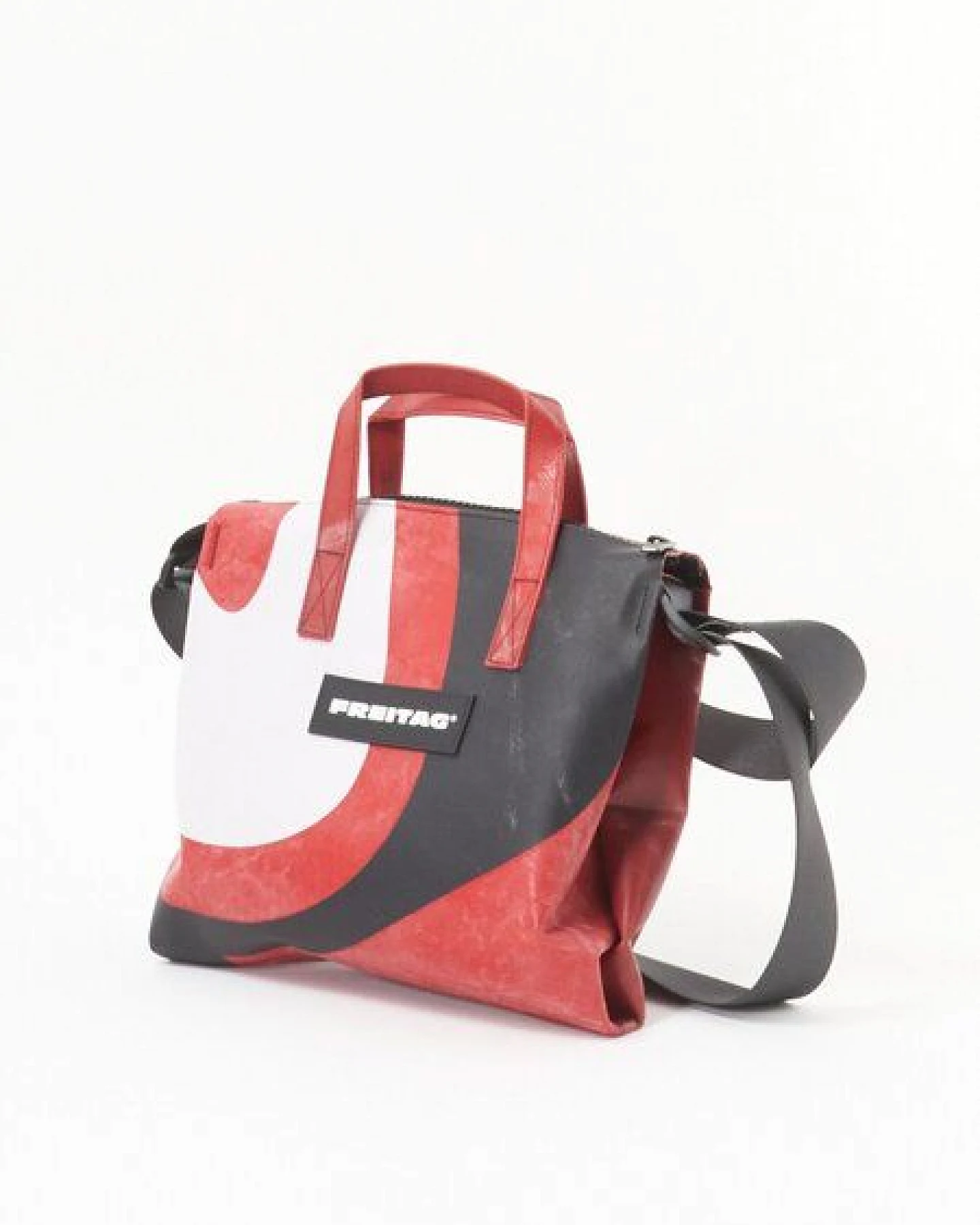 Freitag Messenger - F274 RUBY - black red white – Ansicht 2