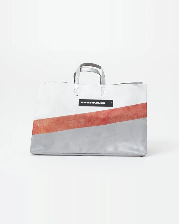 Freitag Messenger - F260 Miami Wide - silver red white