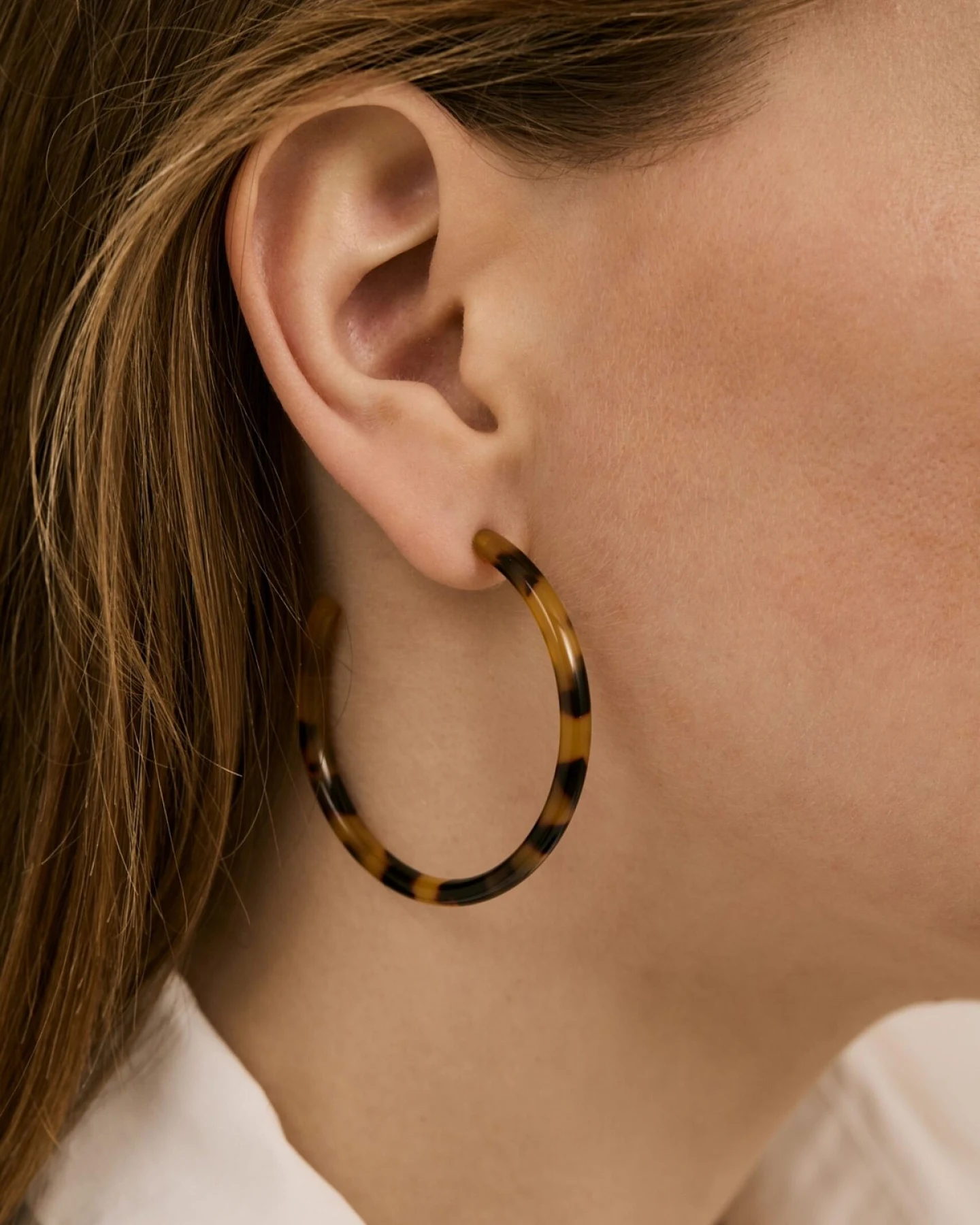 Ohrring Hoop Dark Cheetah – Ansicht 3