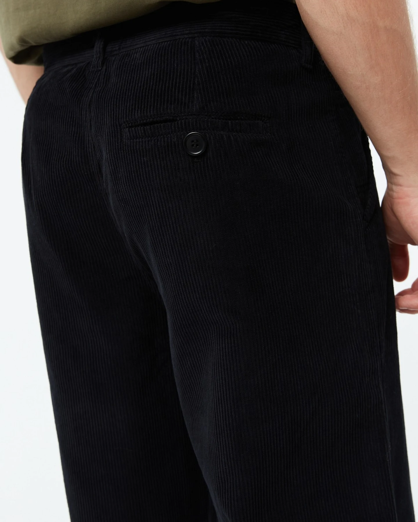 Hose GBKlaas Cord Schwarz – Ansicht 5