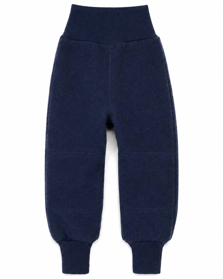 Halfen Strickerei - Walk-Hose mit Kniebesatz marine