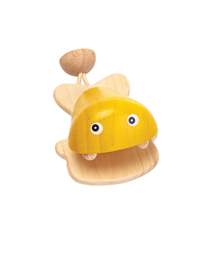 PlanToys - Kastagnette "Fisch" aus Holz