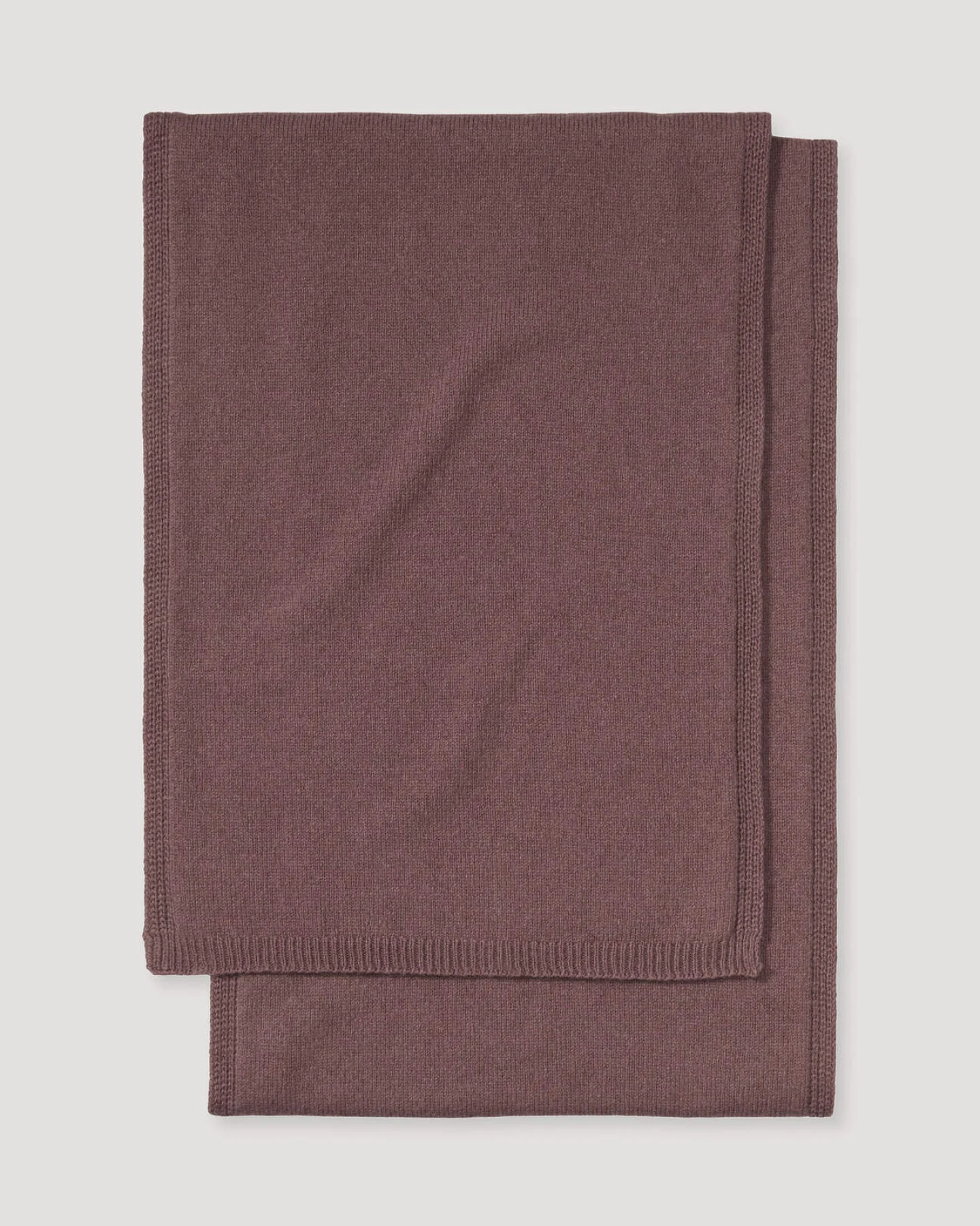 hessnatur Damen Strick Schal aus Bio-Merinowolle mit Bio-Baumwolle - rot - Größe 35x210 cm – Ansicht 3