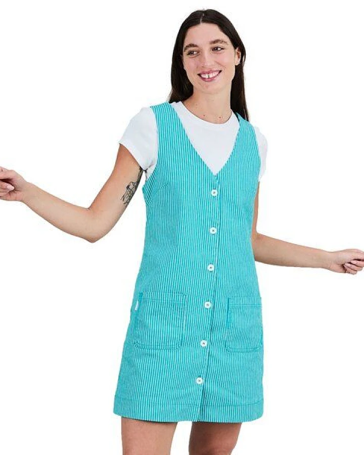 Brava Fabrics Denim Stripes Short Dress