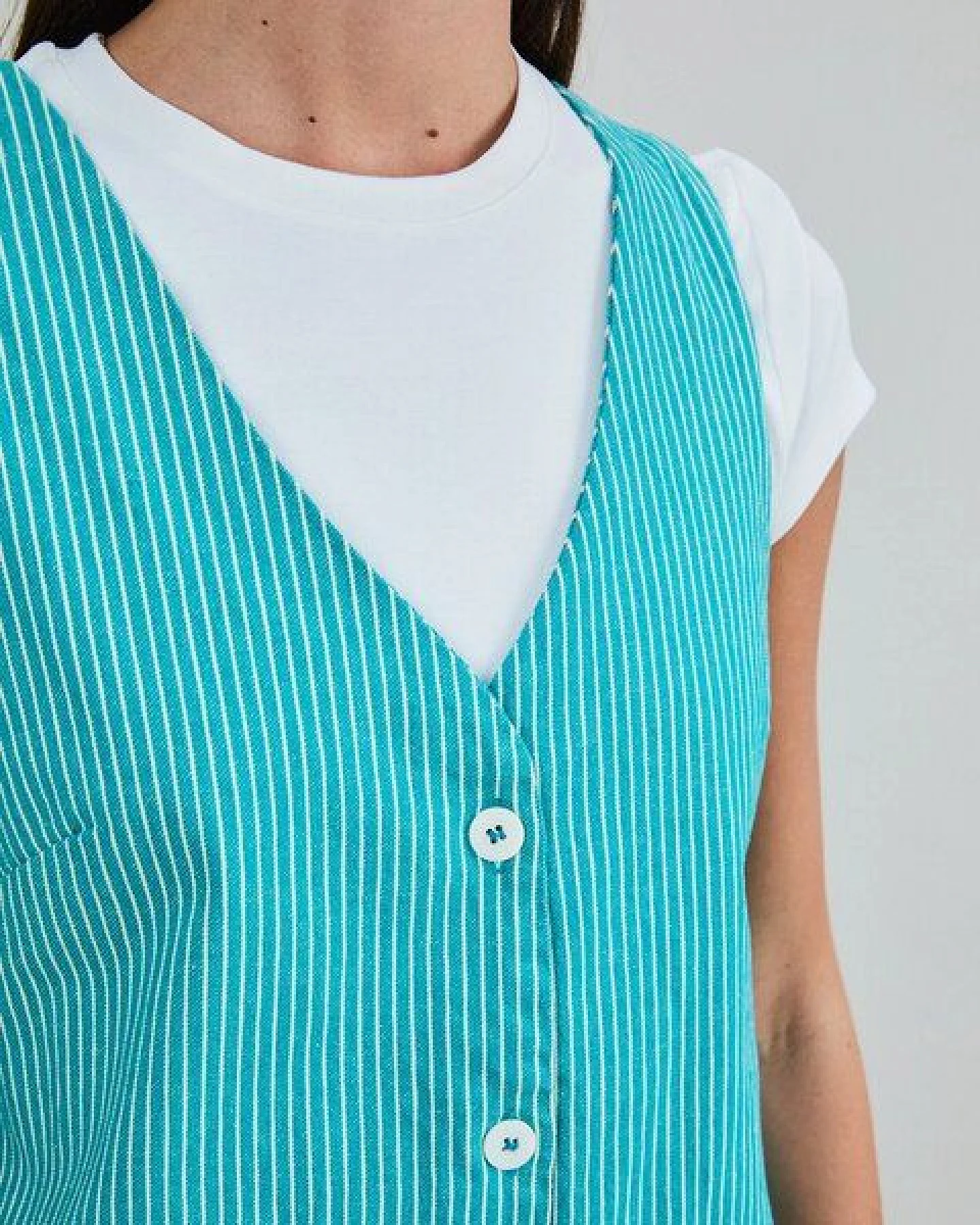 Brava Fabrics Denim Stripes Short Dress – Ansicht 3