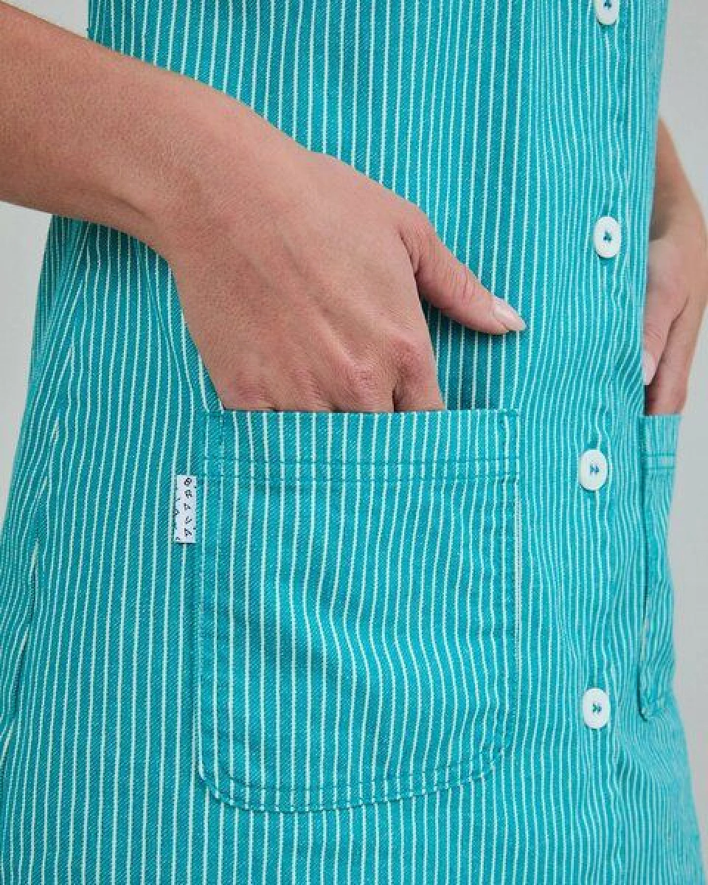 Brava Fabrics Denim Stripes Short Dress – Ansicht 4