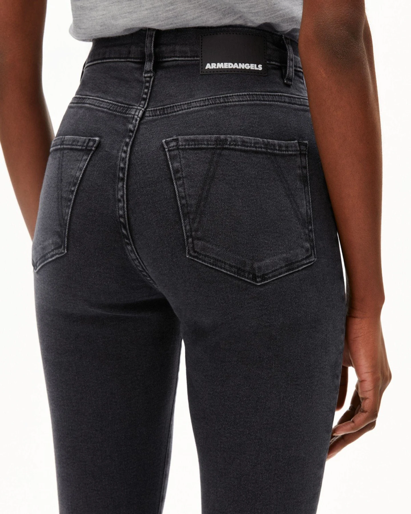 Jeans Ingaa x Stretch True Black Washed – Ansicht 4