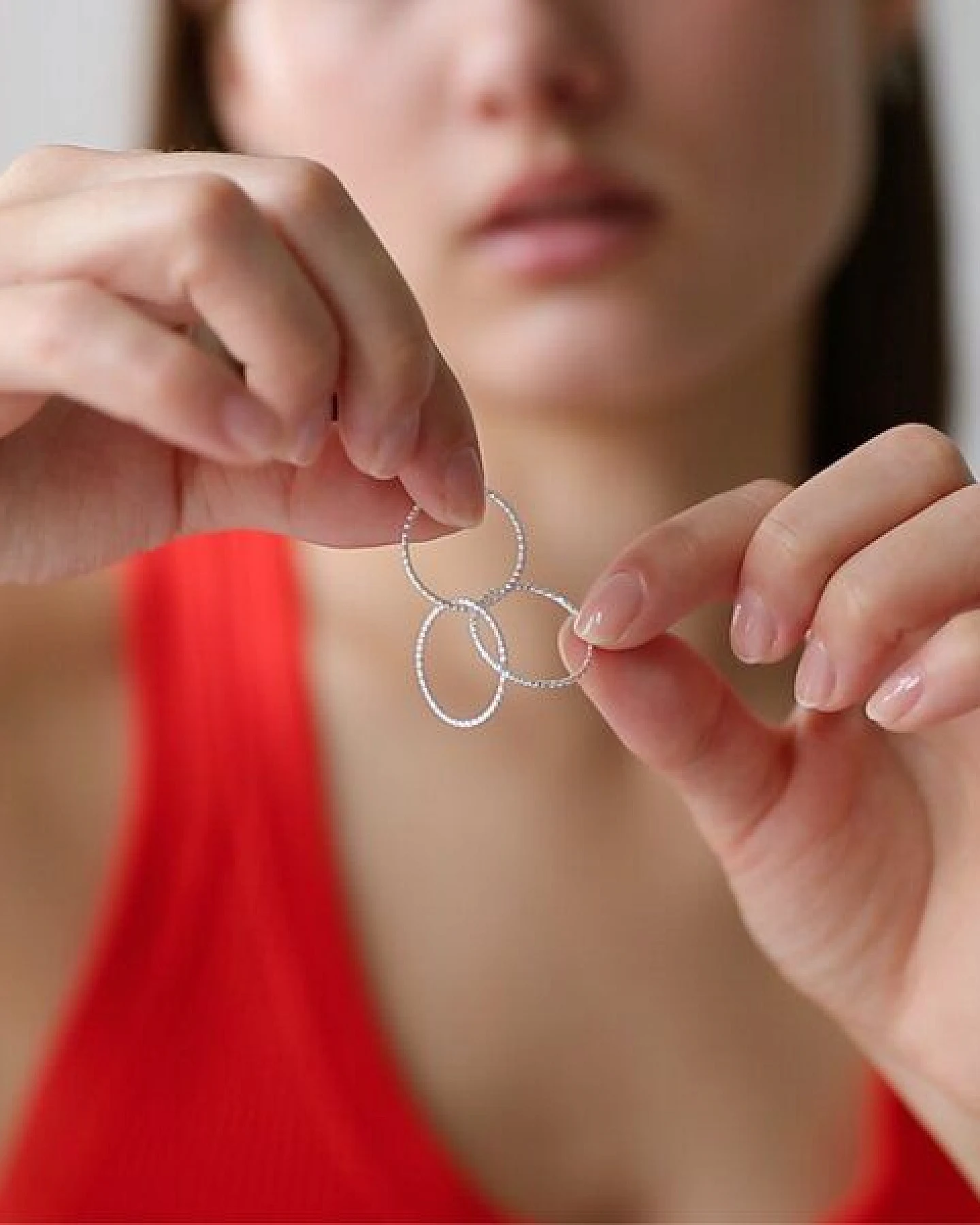 BELLYBIRD Jewellery Ring - TRIO, zarter Ring aus 3 einzelnen Ringen, Silber 925, vergoldet – Ansicht 3