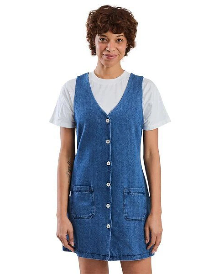 Brava Fabrics Washed Denim Short Dress