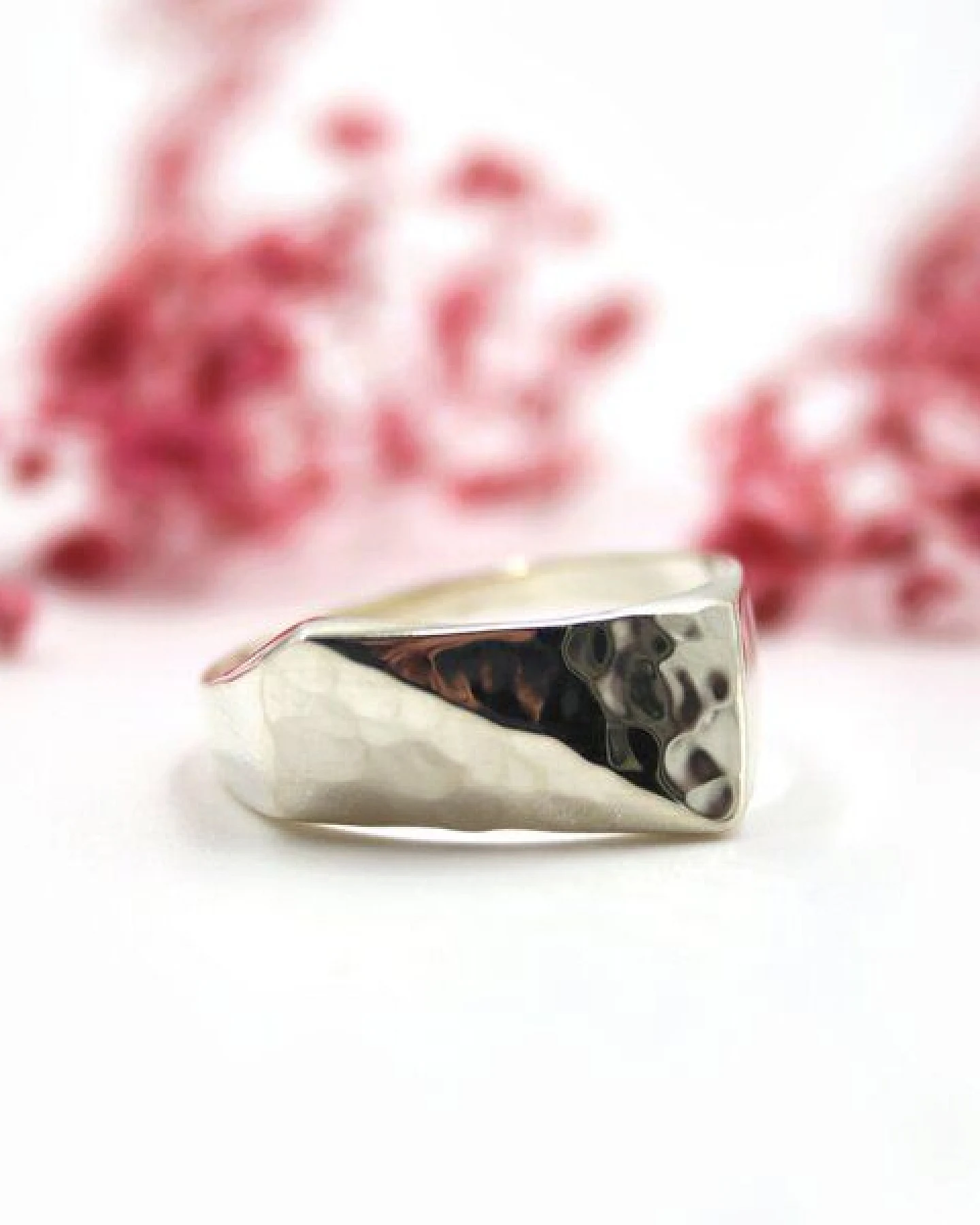 pakilia Ring "Rectangular martillado" – fair gehandelt & handgefertigt in Mexiko – Ansicht 3