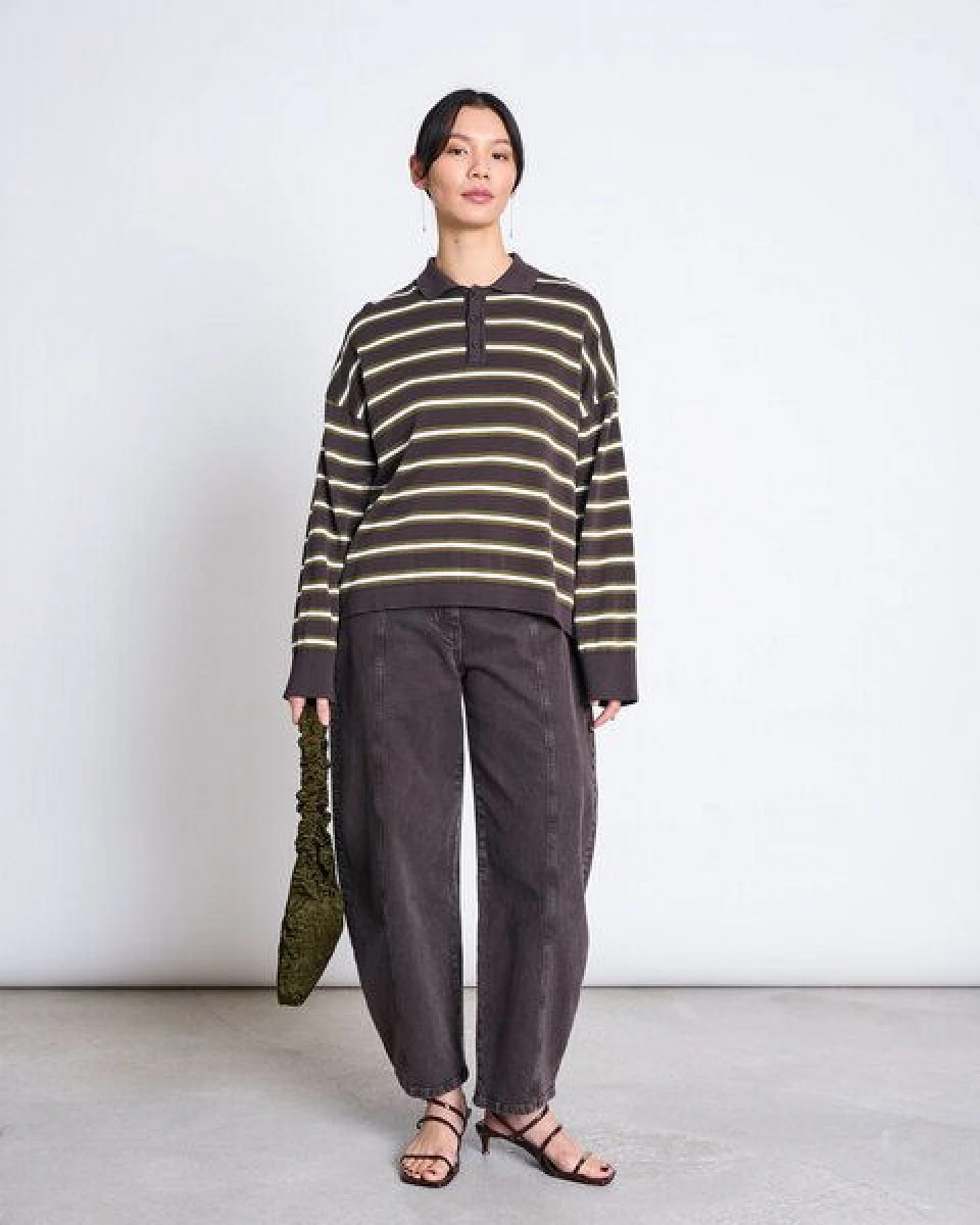 JAN N JUNE Oversized Polo-Strickpullover ETTA GOTS – Ansicht 3