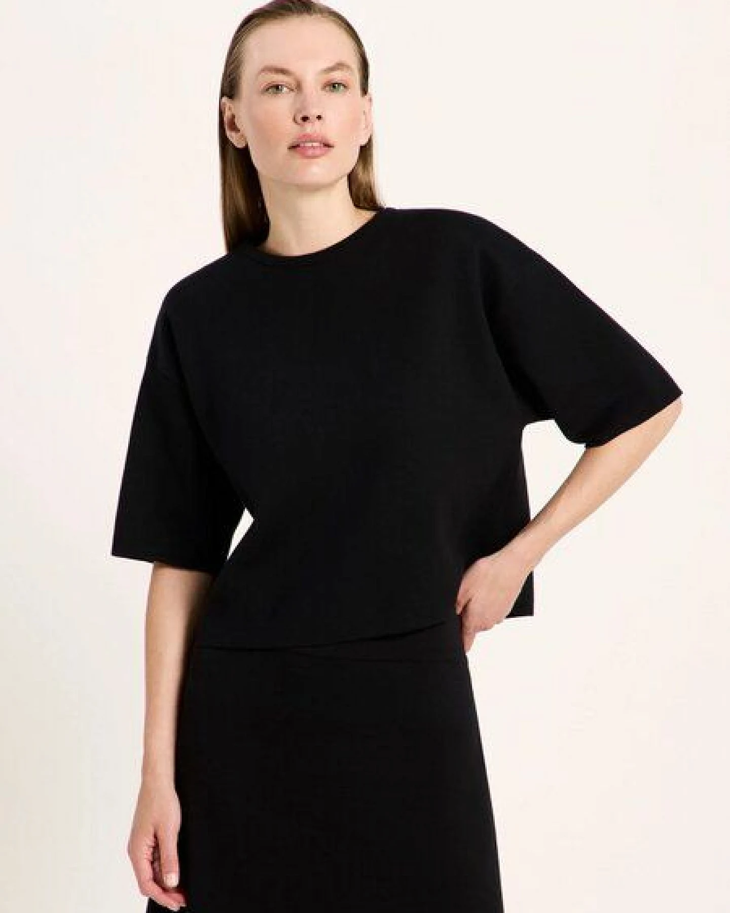 Lanius - Pullover Double Face – Ansicht 3