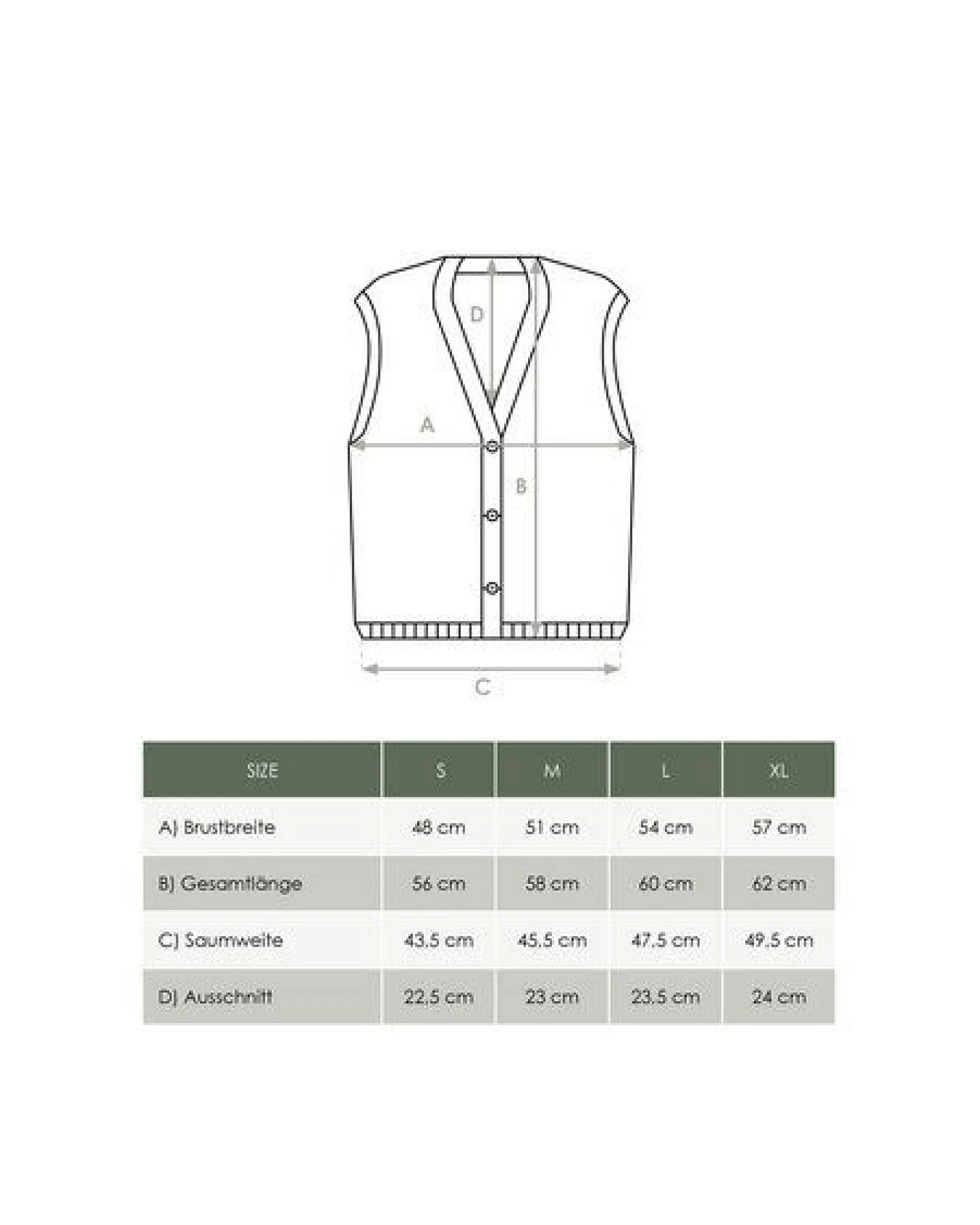 FUXBAU Frauen Merino Strickweste – Ansicht 4