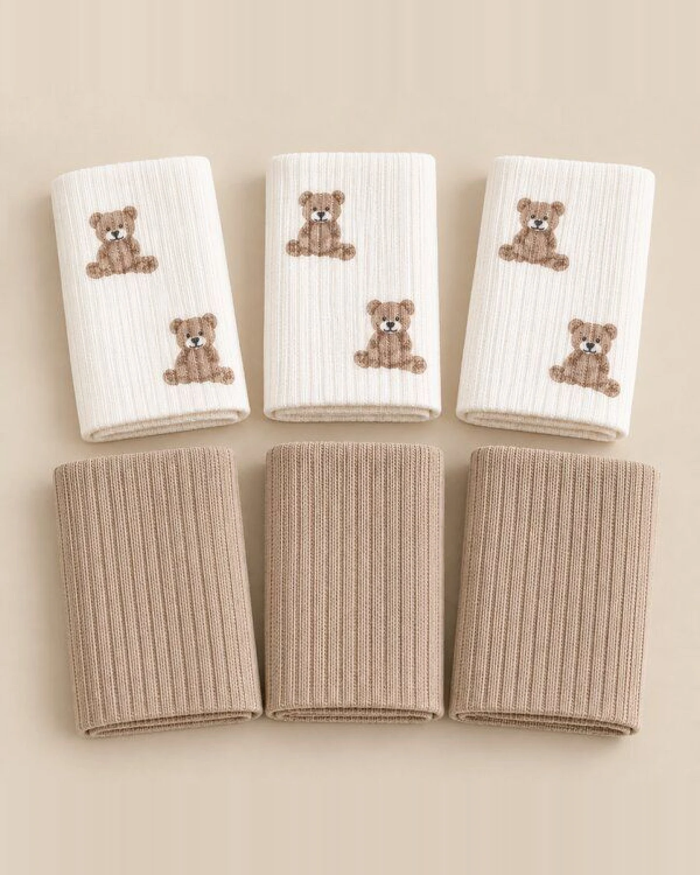 bistyle Baby Spucktücher 6er Set – Ansicht 4
