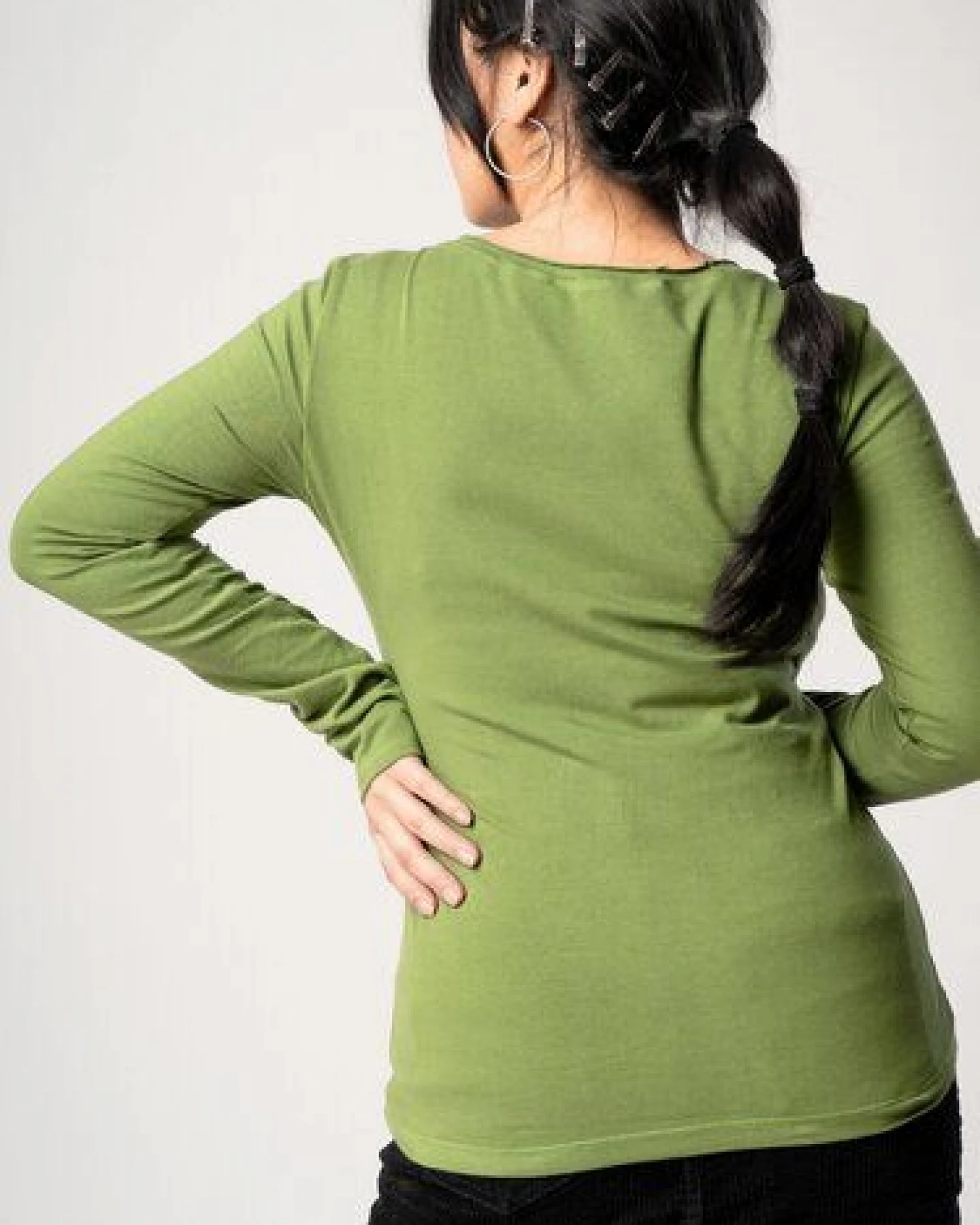 Mrs.Hippie Bio-Langarmshirt „Lora“ – dein Everyday-Liebling – Ansicht 2