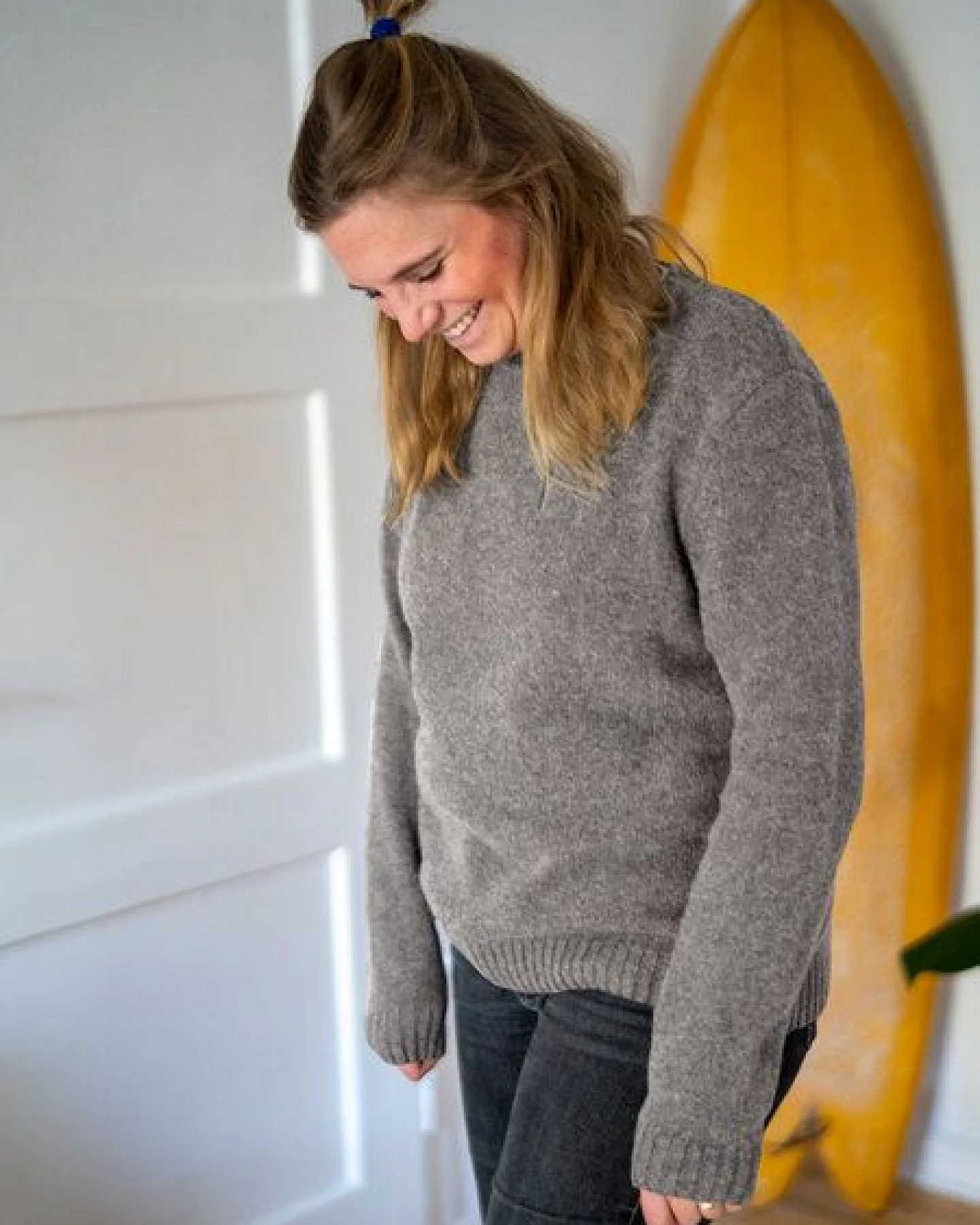 FUXBAU Frauen Merino Strickpullover – Ansicht 3