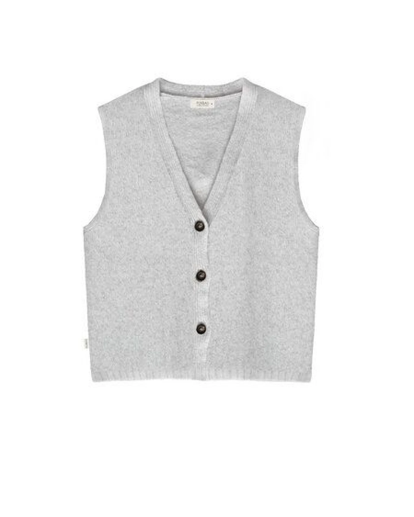 FUXBAU Frauen Merino Strickweste – Ansicht 2