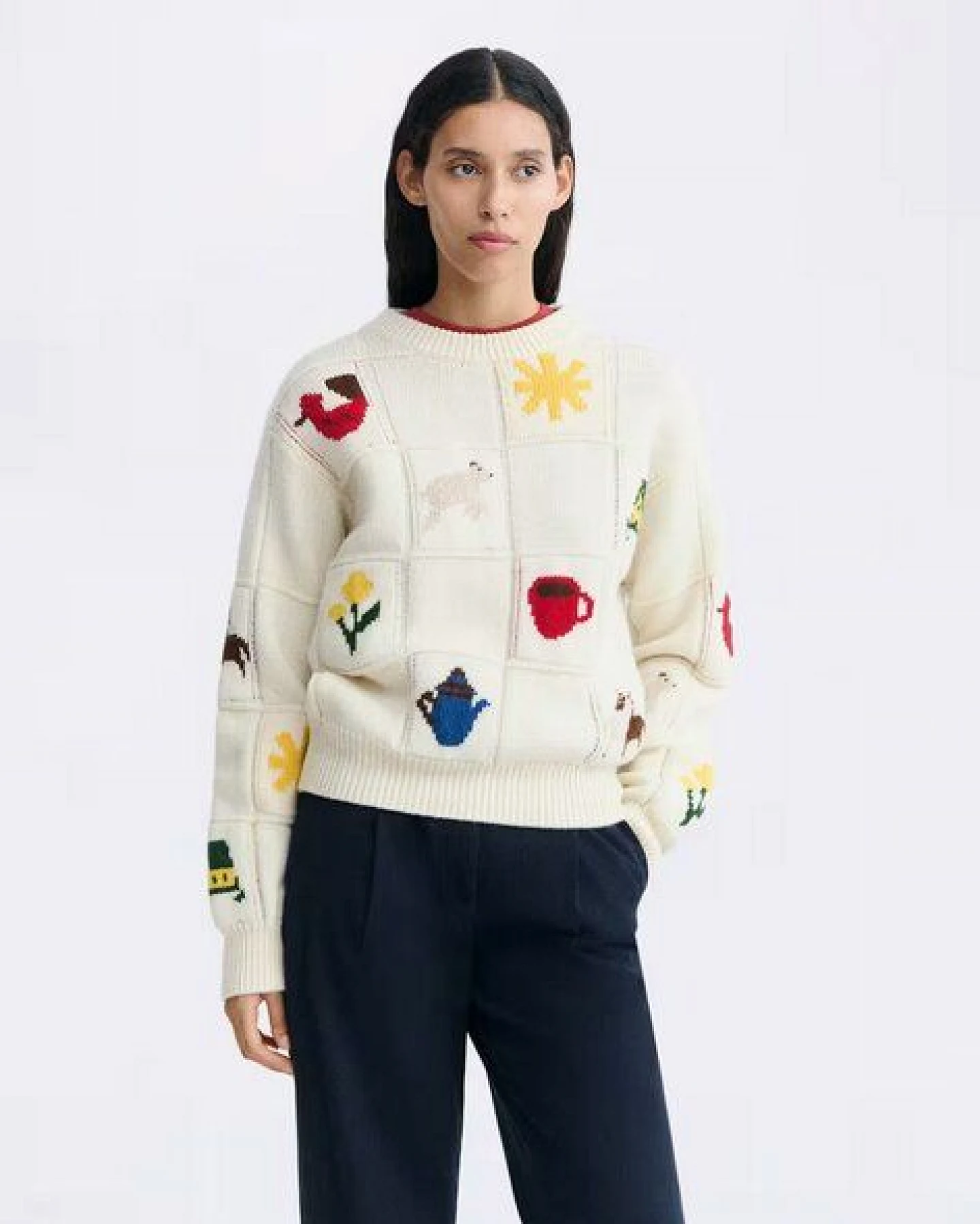 thinking mu Pullover Masia Candela aus Wolle – Ansicht 3