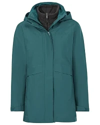 Produktseite: Vaude - Women's Idris 3In1 Parka IV - Doppeljacke Gr 38 türkis/blau
