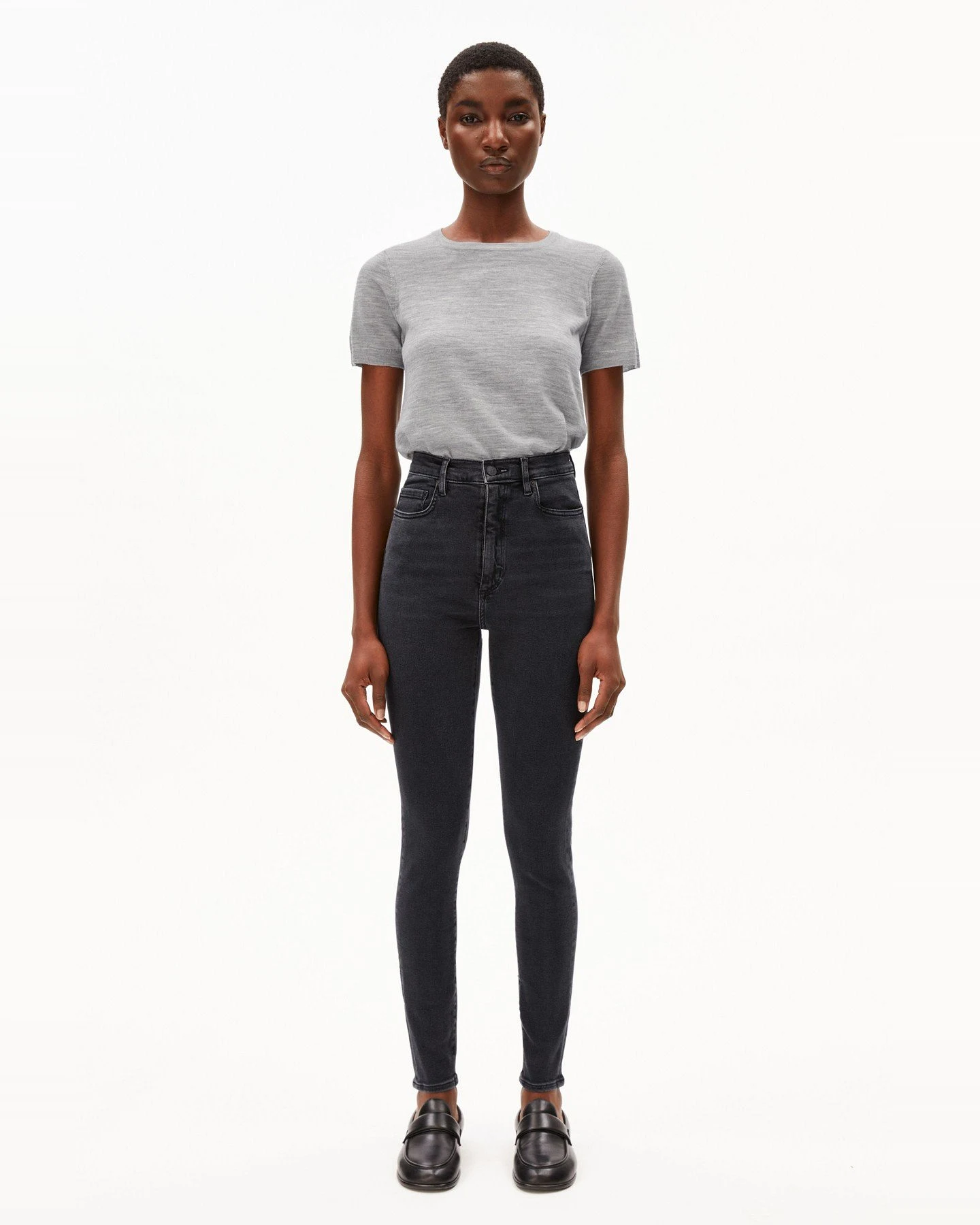 Jeans Ingaa x Stretch True Black Washed – Ansicht 2
