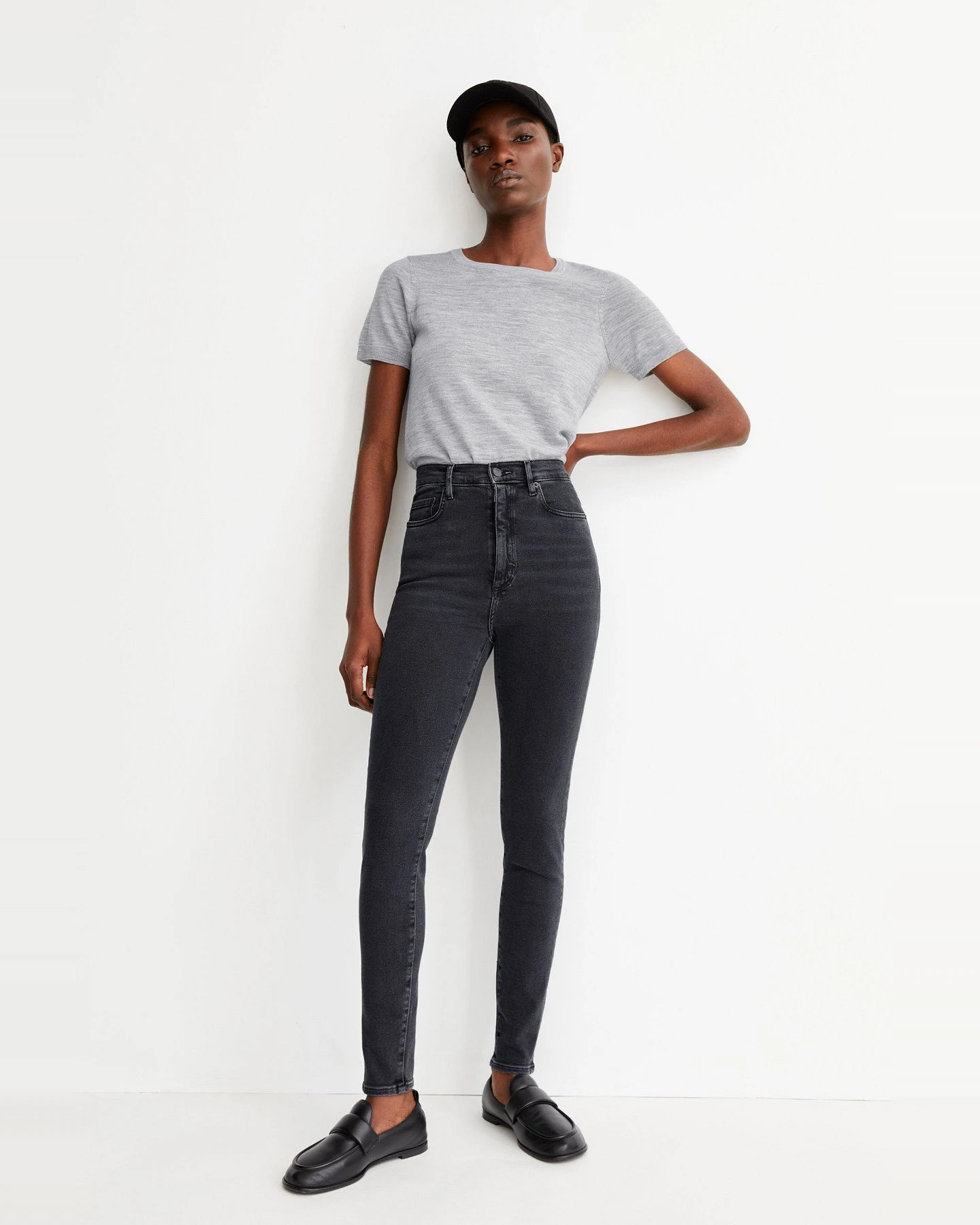 Jeans Ingaa x Stretch True Black Washed – Ansicht 5