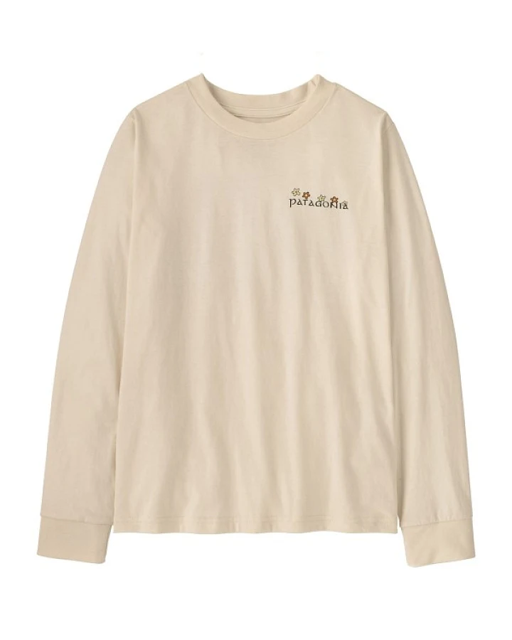 Patagonia - Kid's L/S Graphic T-Shirt - Pullover Gr XS beige
