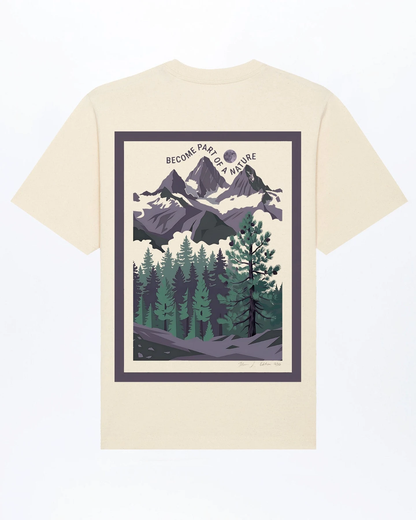 Become Part of Nature Relaxed Fit T-Shirt für Männer – Ansicht 4