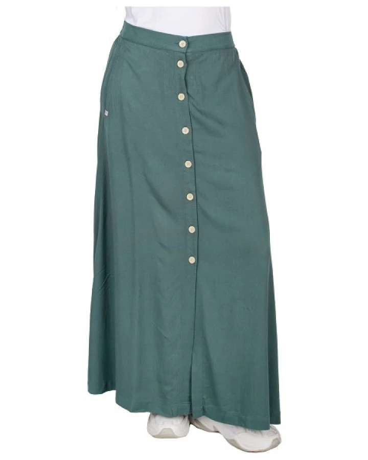 Iriedaily - Women's Civic Eco Maxi Skirt - Rock Gr L türkis