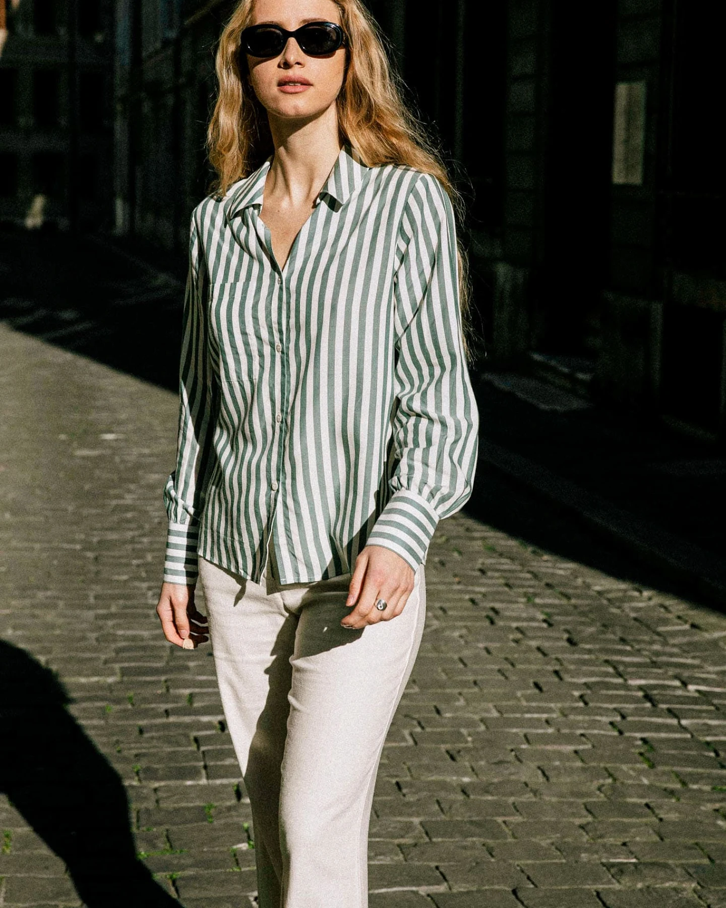 Avani Damen vegan Hemd Kauri Grün – Ansicht 2