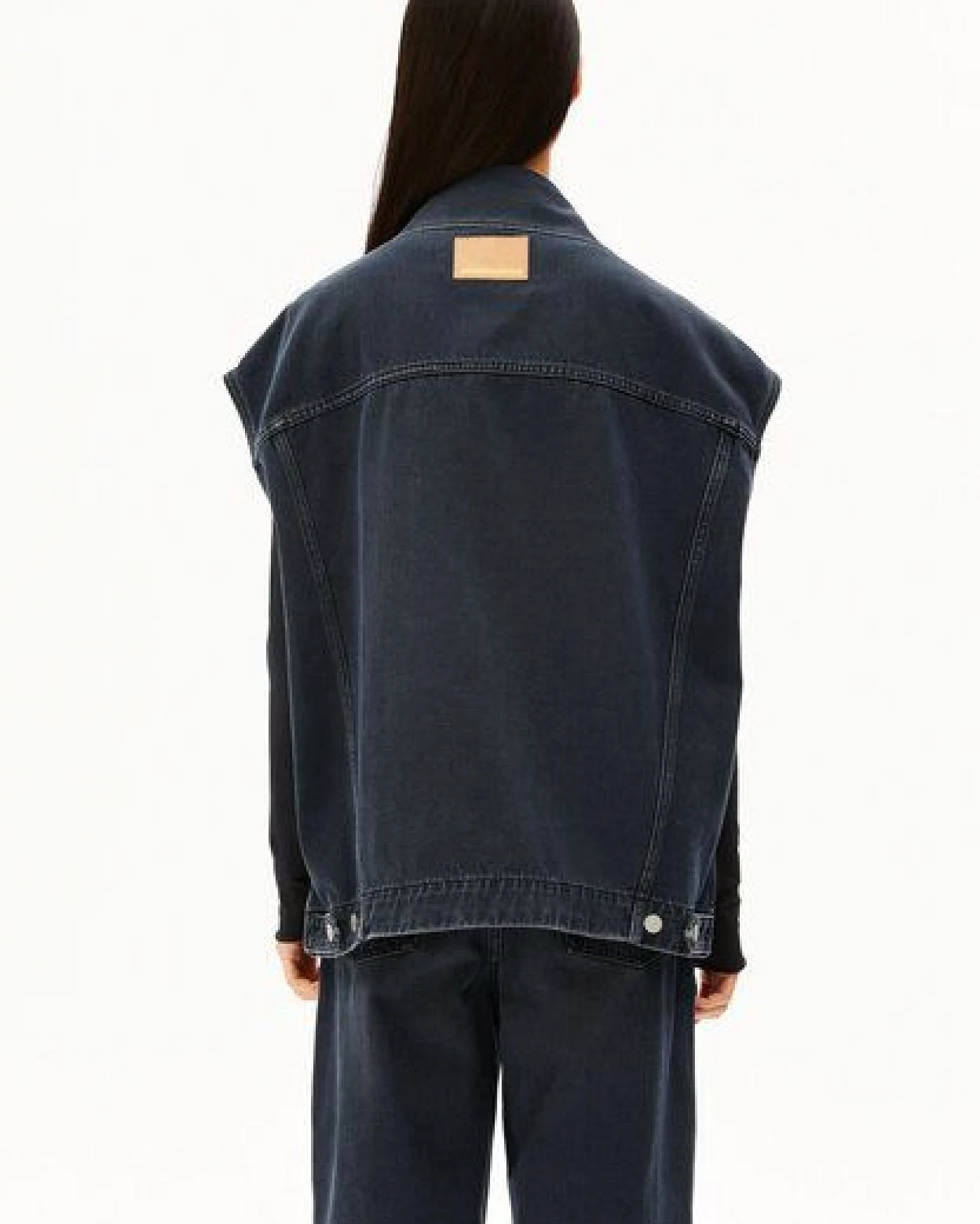 ARMEDANGELS OVERSIZED Damen Weste aus 100% Bio-Baumwolle – Ansicht 2