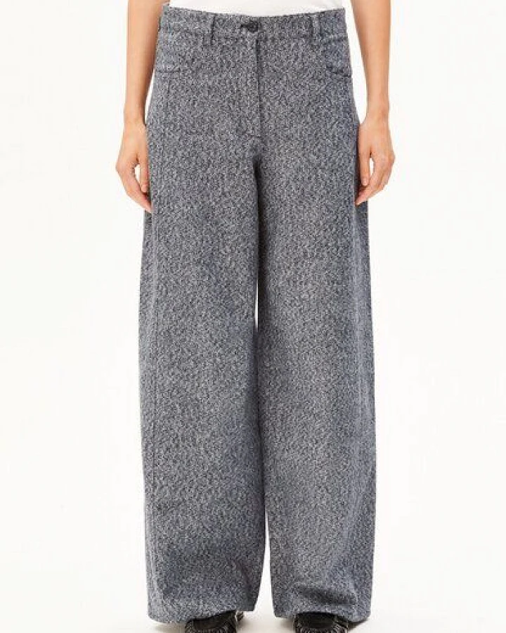 Produktseite: ARMEDANGELS TWEED BARREL Damen Hose aus 100% Bio-Baumwolle