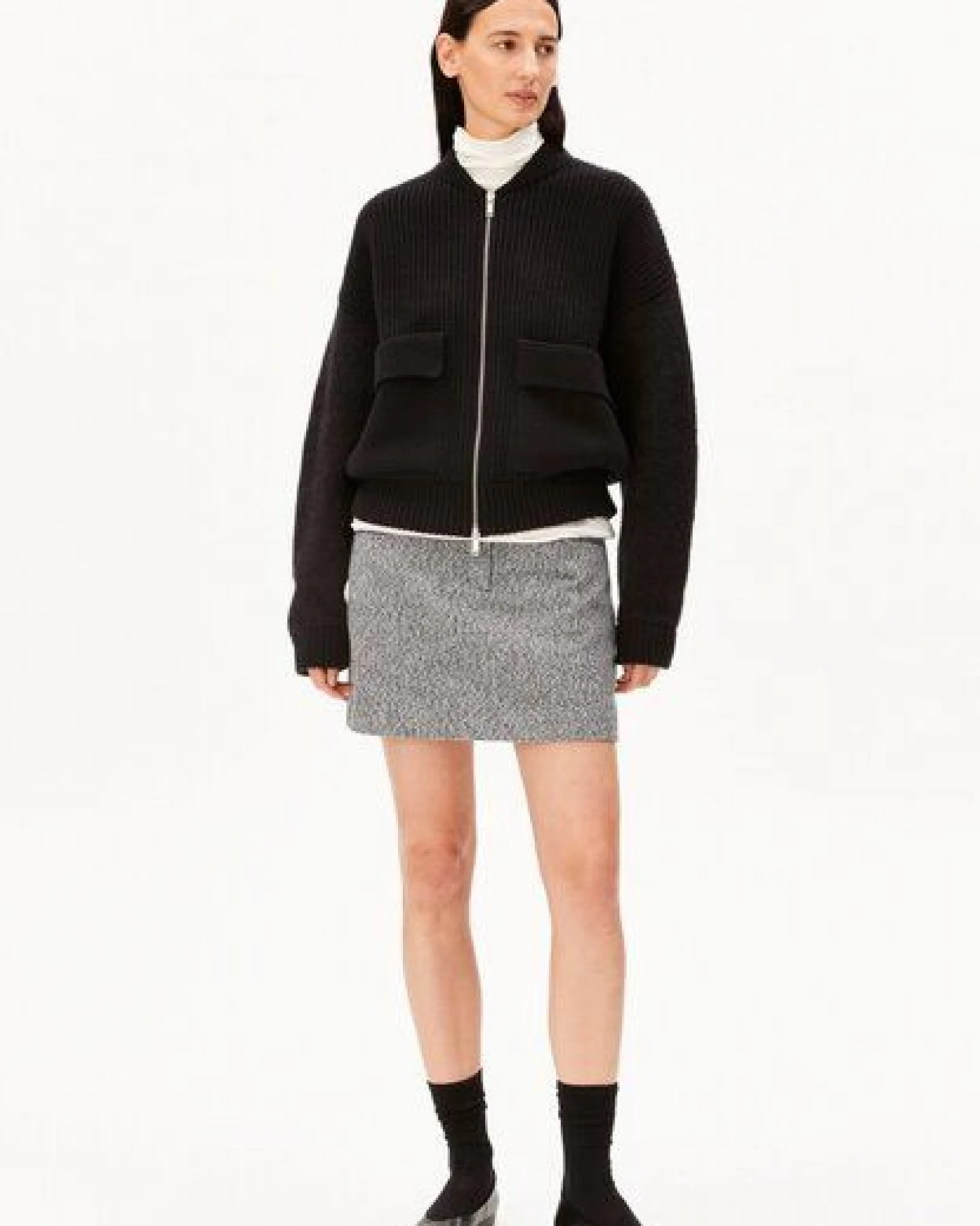 ARMEDANGELS TWEED Damen Rock aus 100% Bio-Baumwolle – Ansicht 4