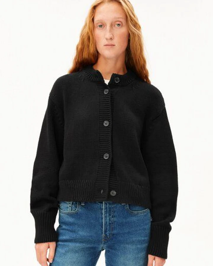 Produktseite: ARMEDANGELS WINTER Damen Strickjacke aus 100% Bio-Baumwolle