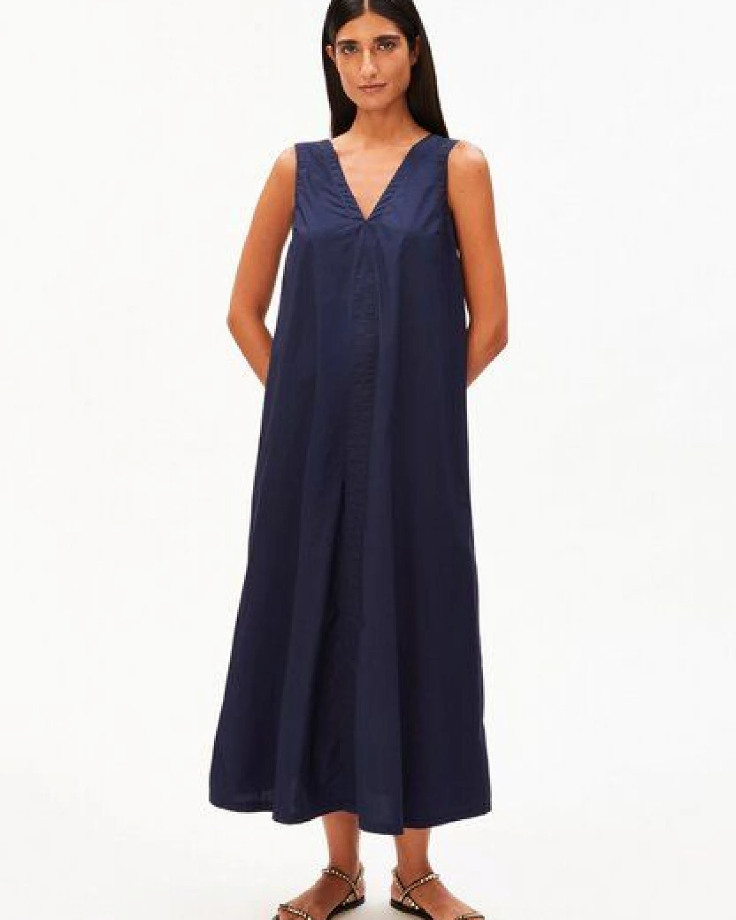 ARMEDANGELS POPLIN Damen Kleid aus 100% Bio-Baumwolle – Ansicht 4