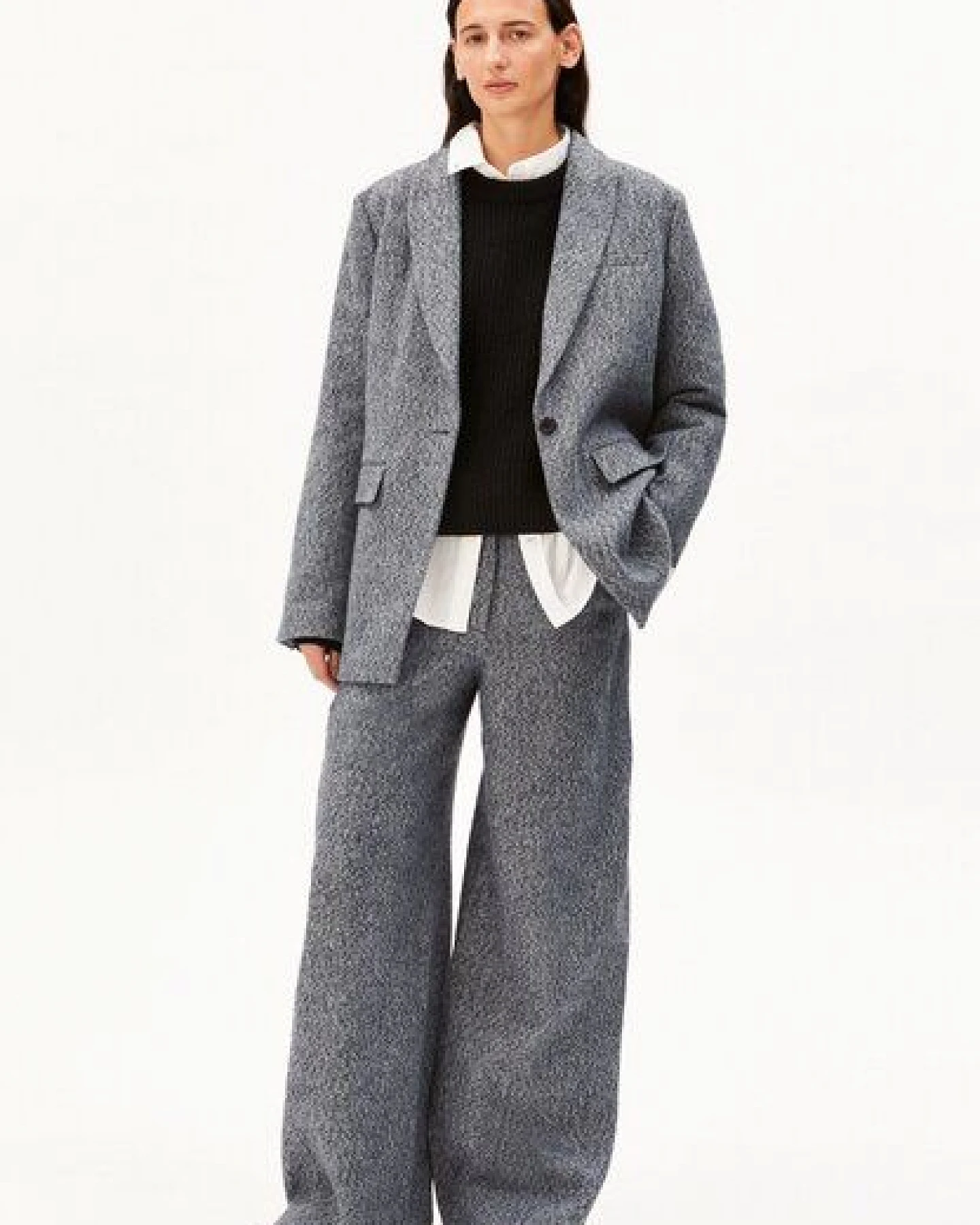 ARMEDANGELS TWEED BARREL Damen Hose aus 100% Bio-Baumwolle – Ansicht 4