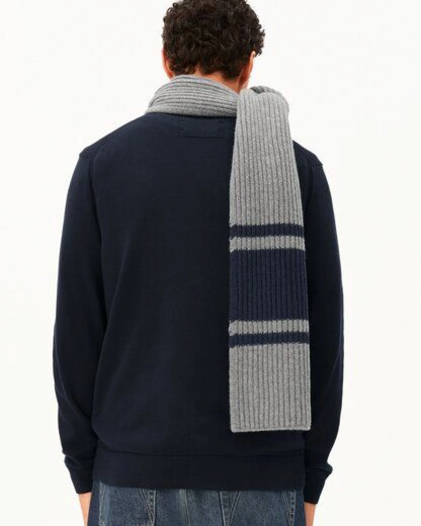 ARMEDANGELS STRIPE REC WOOL Unisex Schal aus 100% recycelter Wolle – Ansicht 3