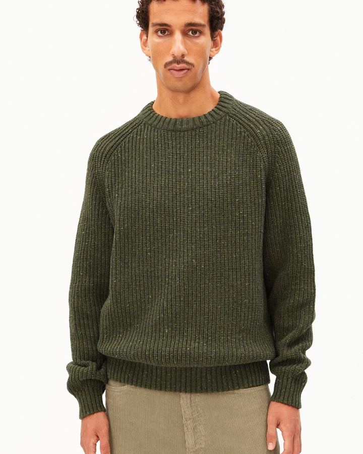 Produktseite: Strickpullover Kiaano Wollmix Tweed