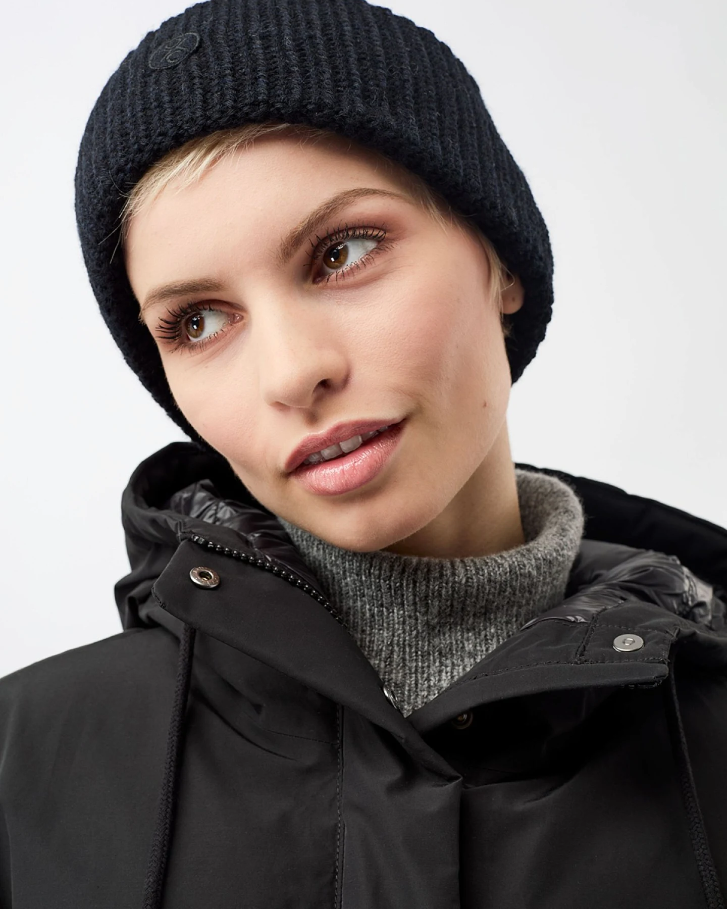Jacke Lang Mit Kapuze – Ansicht 5