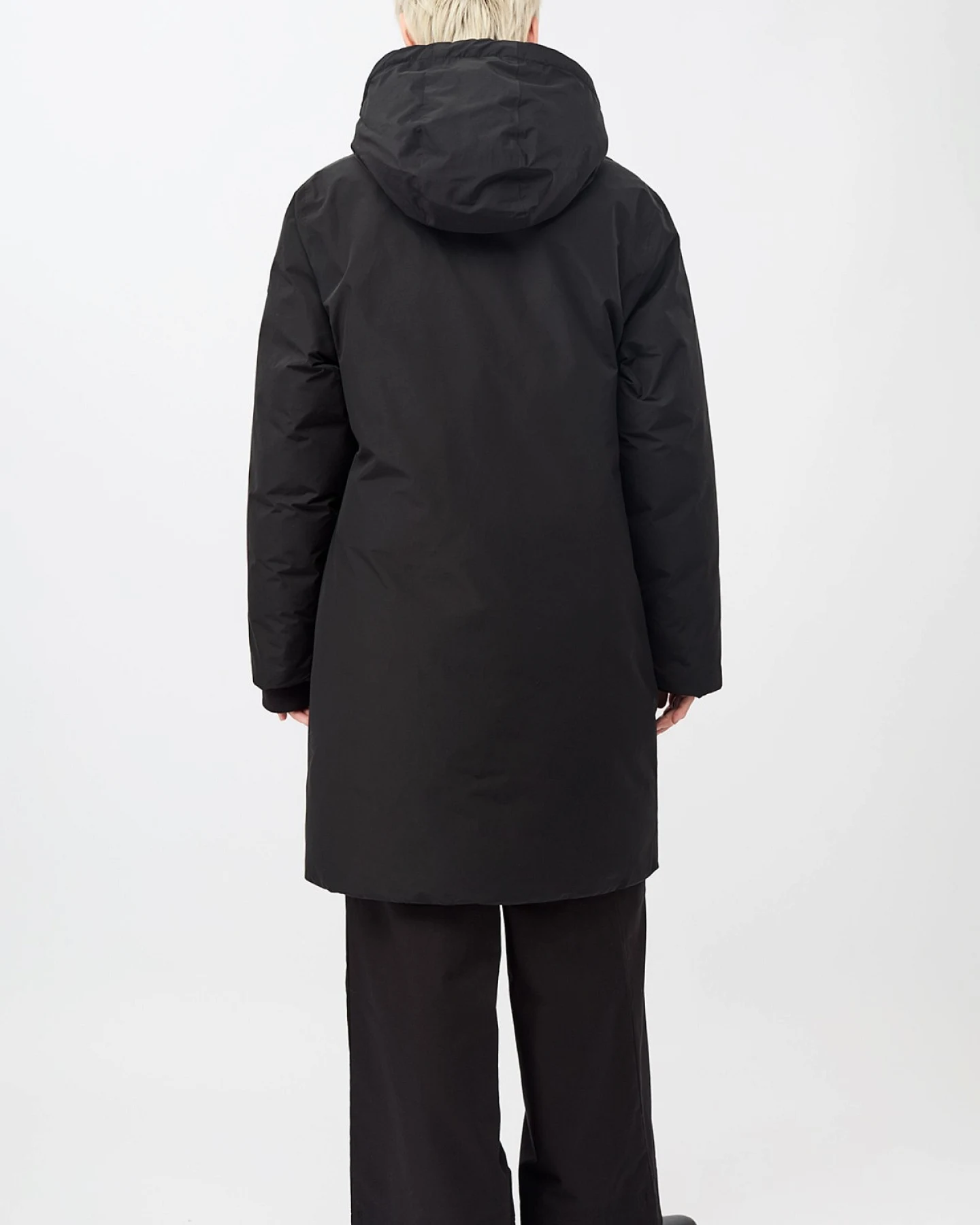 Jacke Lang Mit Kapuze – Ansicht 4