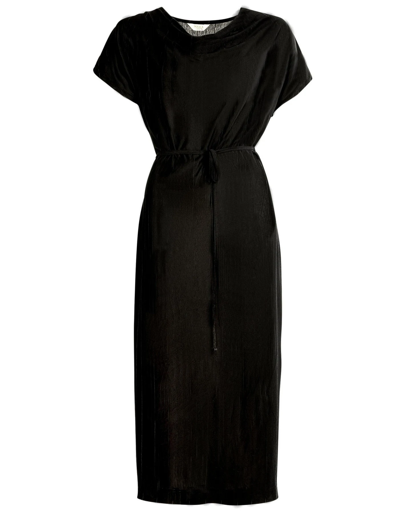 MAHLA Damen vegan Kleid Unna Schwarz – Ansicht 2